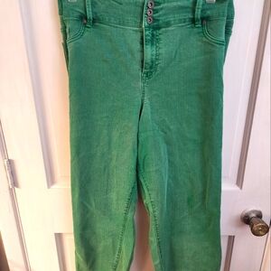 Torrid Green Jeggings size 24
